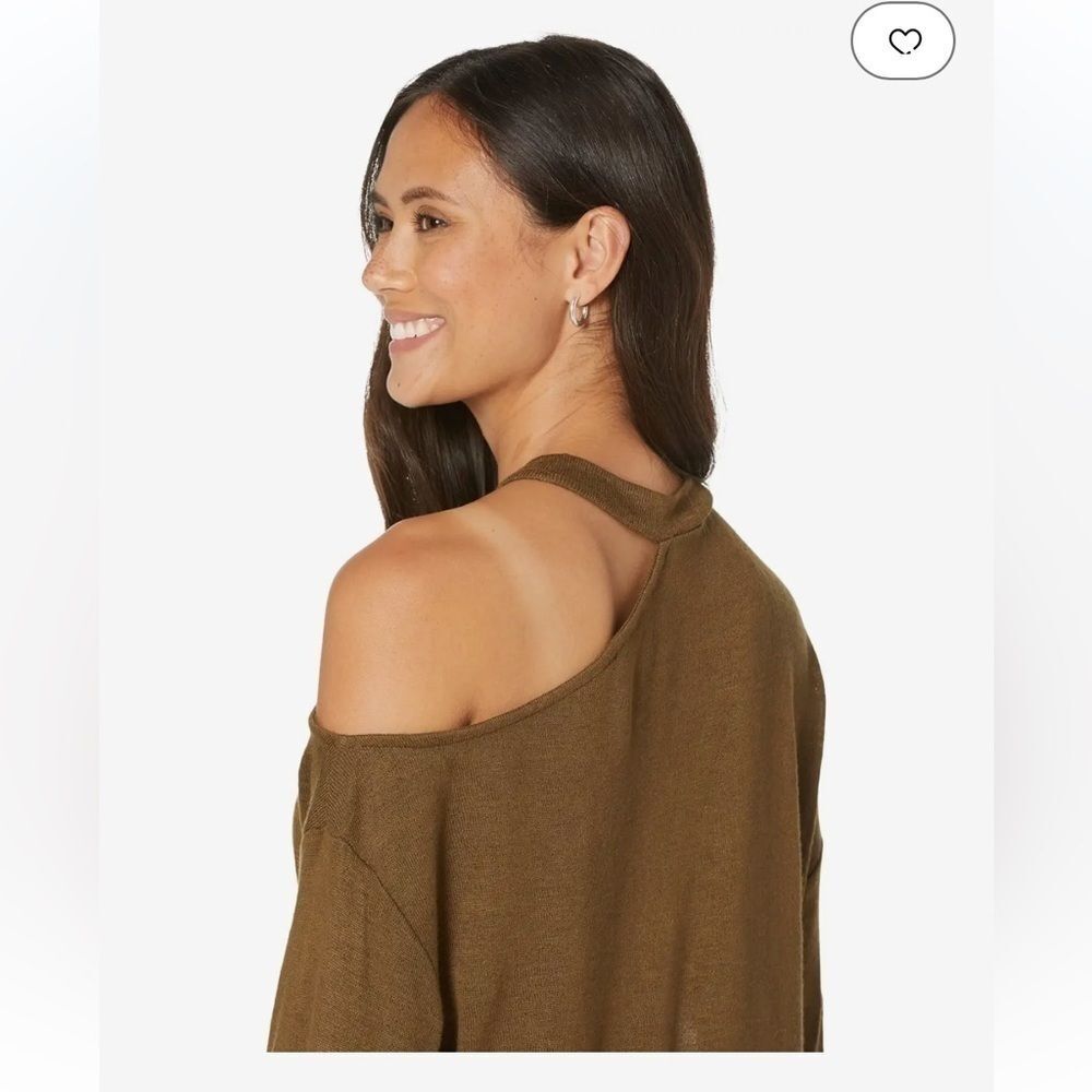 Sanctuary Womens Full Time Lover Green Knit Tee Pullover Top Shirt NWT - Picture 6 of 8